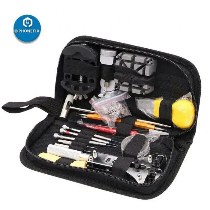 151pcs Watch Repair Tool Kit Watch Link Pin Remover Case Opener Tools