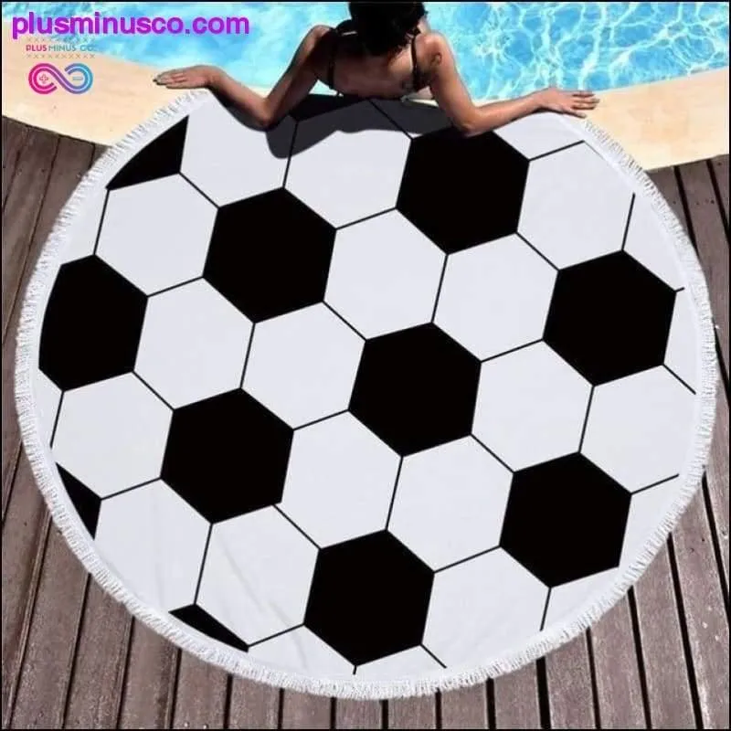 2020 Newest Cool Football Sports Summer Round Swimming Beach