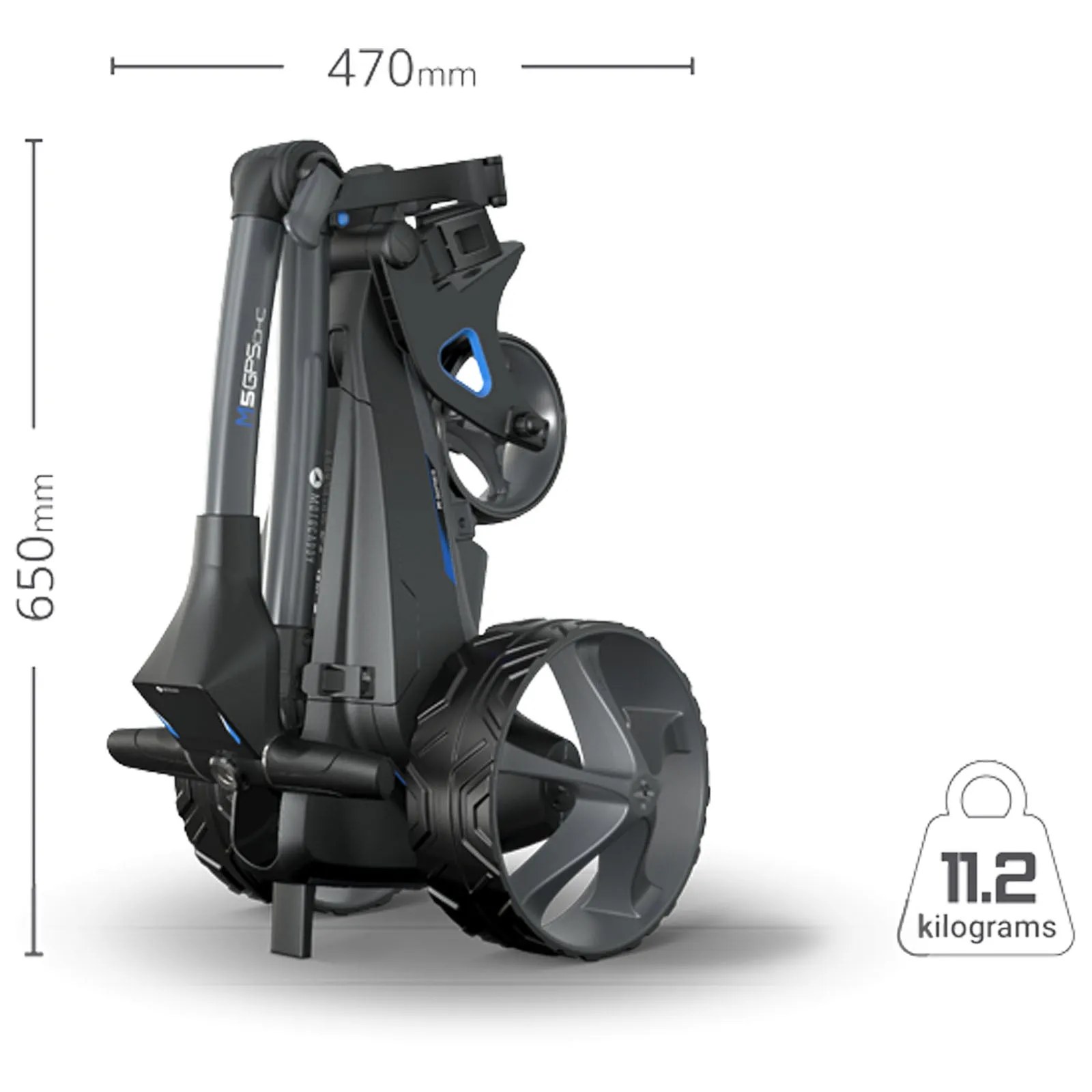 2024 Motocaddy M5 GPS DHC Electric Golf Trolley