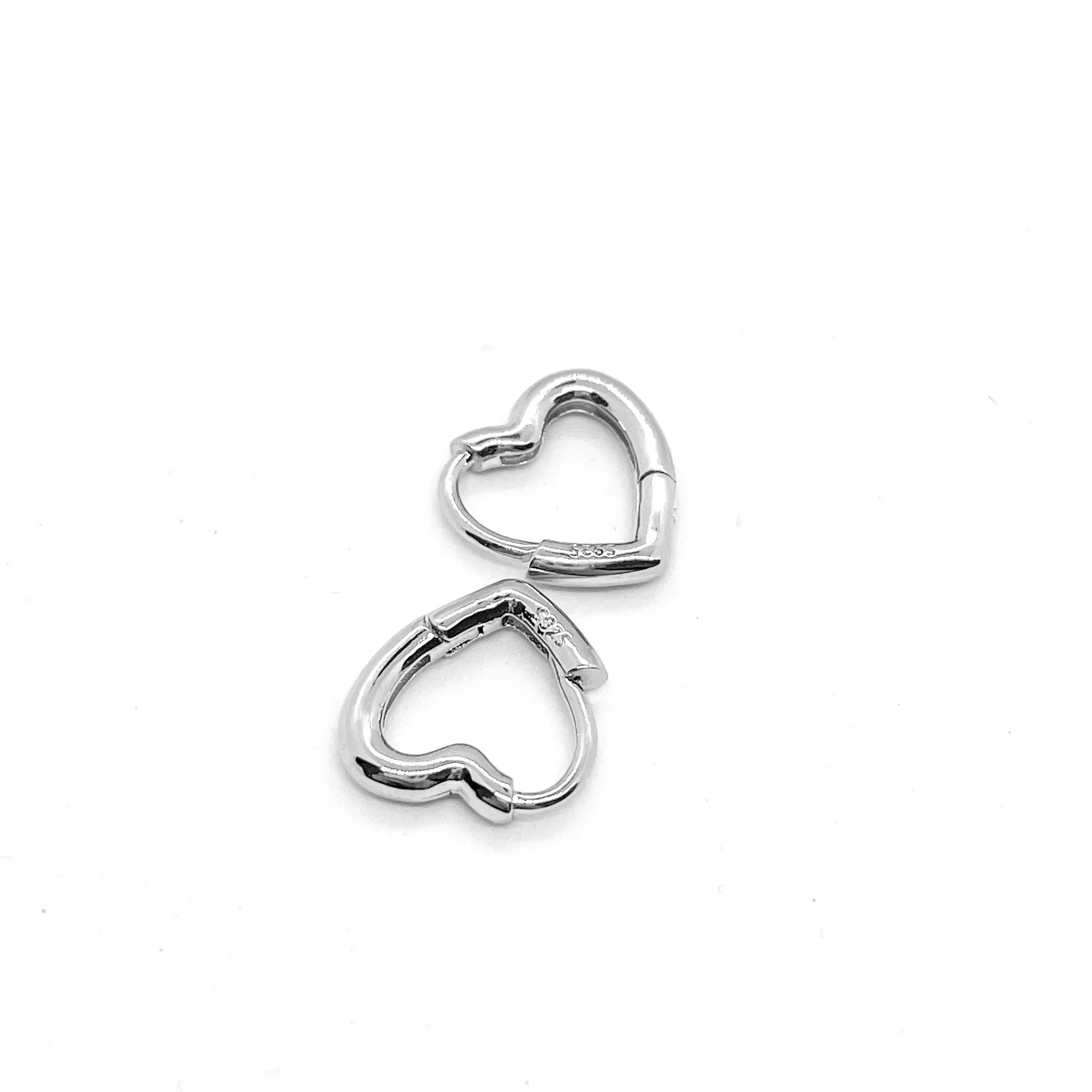 925 Heart Earrings