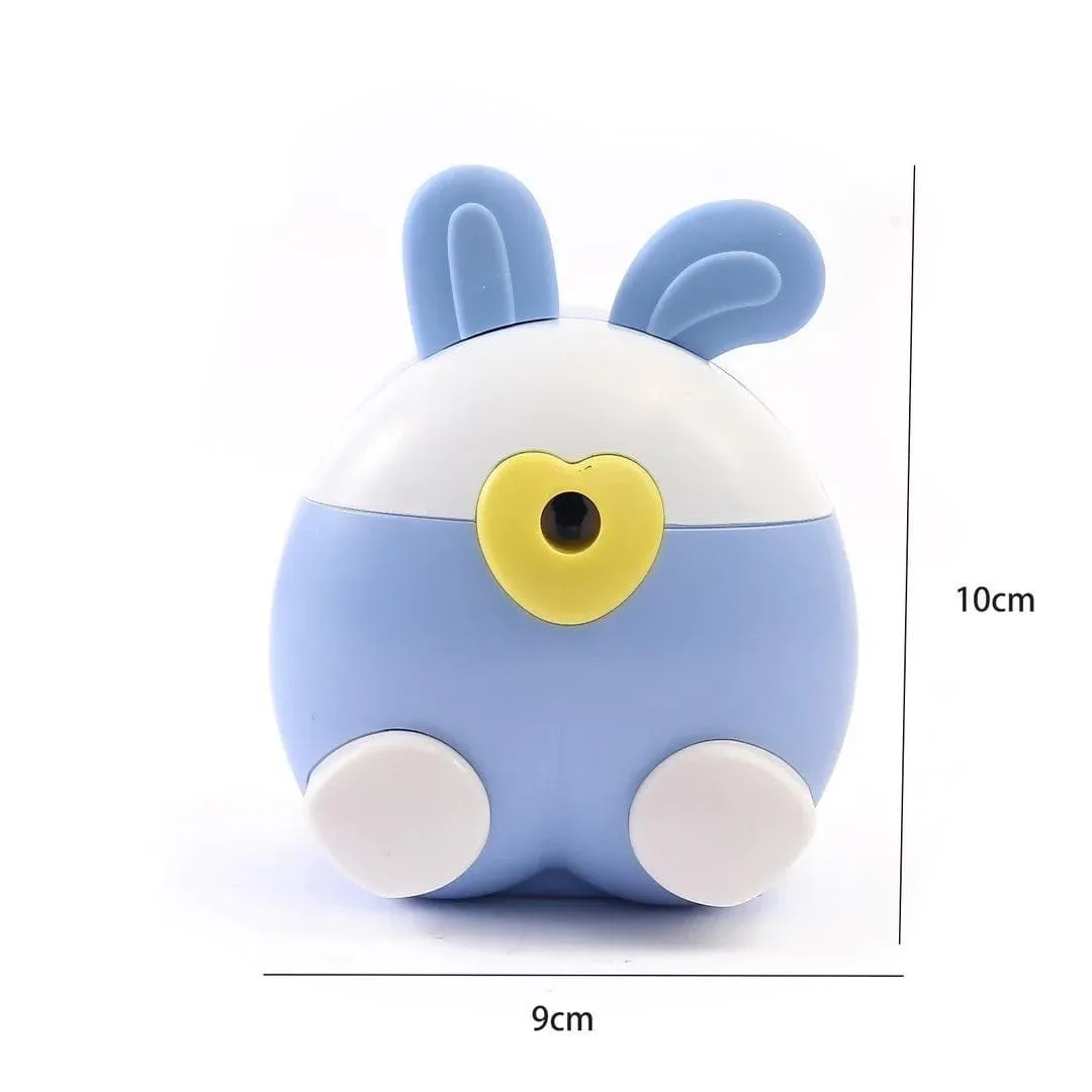 A Beautiful Bunny Ear Mechanical Pencil Sharpener For Everyone (Blue) .