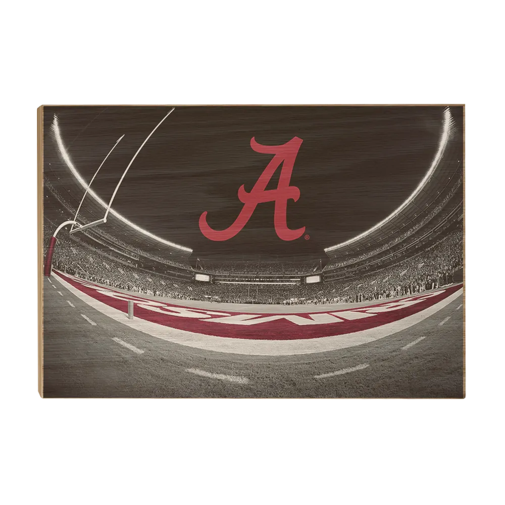 Alabama Crimson Tide - Bryant-Denny End Zone Fisheye