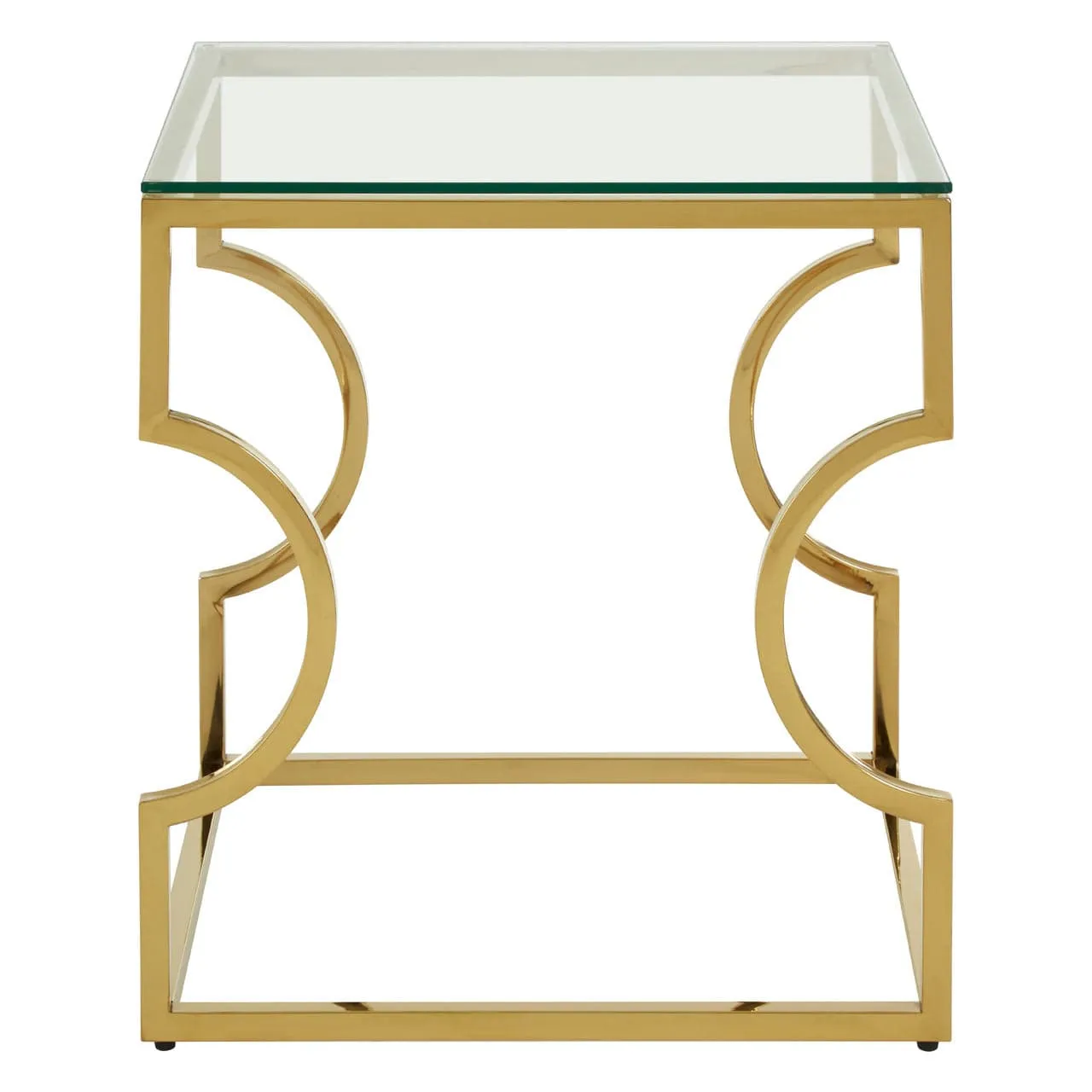 Allure Curved Frame End Table