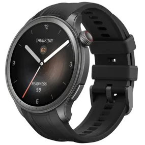 Amazfit Balance Smart Watch (46mm - GPS) Aluminum Case With Midnight Liquid Silicone Strap