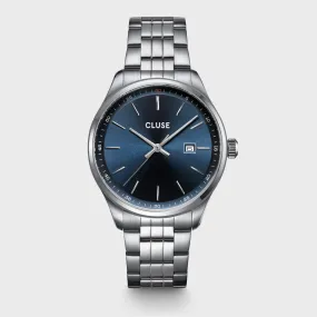 Anthéor Watch Steel Blue, Silver Colour