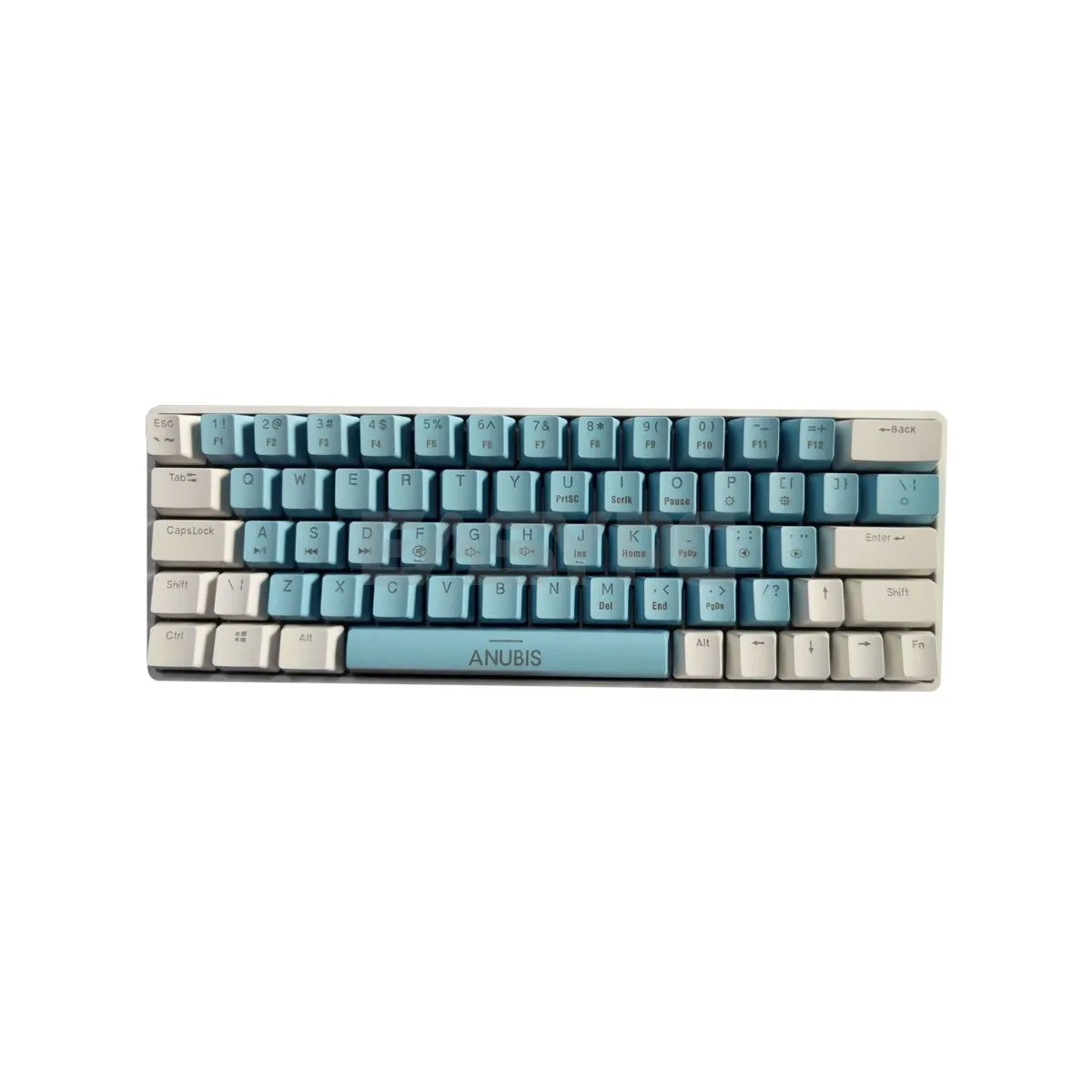 Anubis AG64 RGB Hotswappable Gaming Mechanical Keyboard Blue White