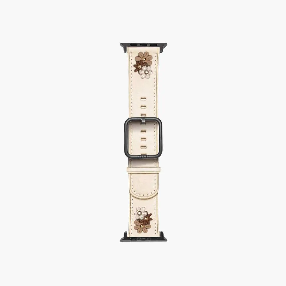 Apple Watch Band Daisy Cream