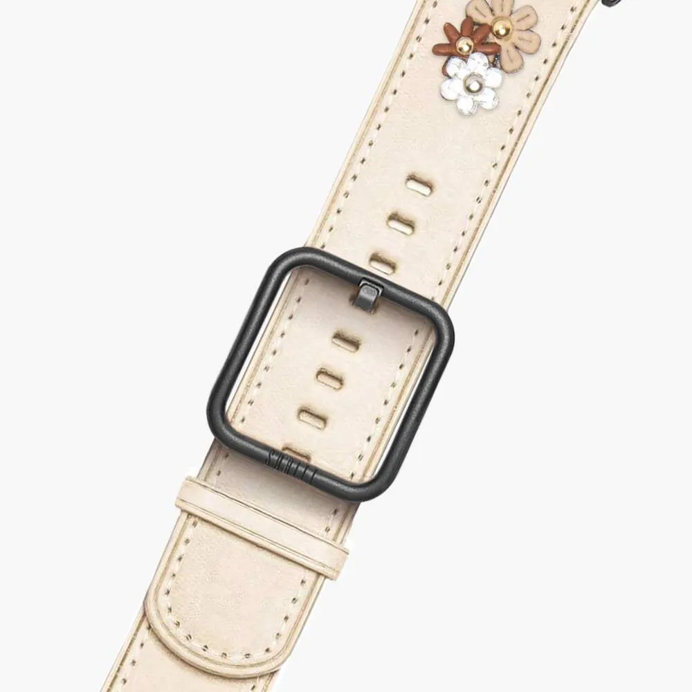 Apple Watch Band Daisy Cream