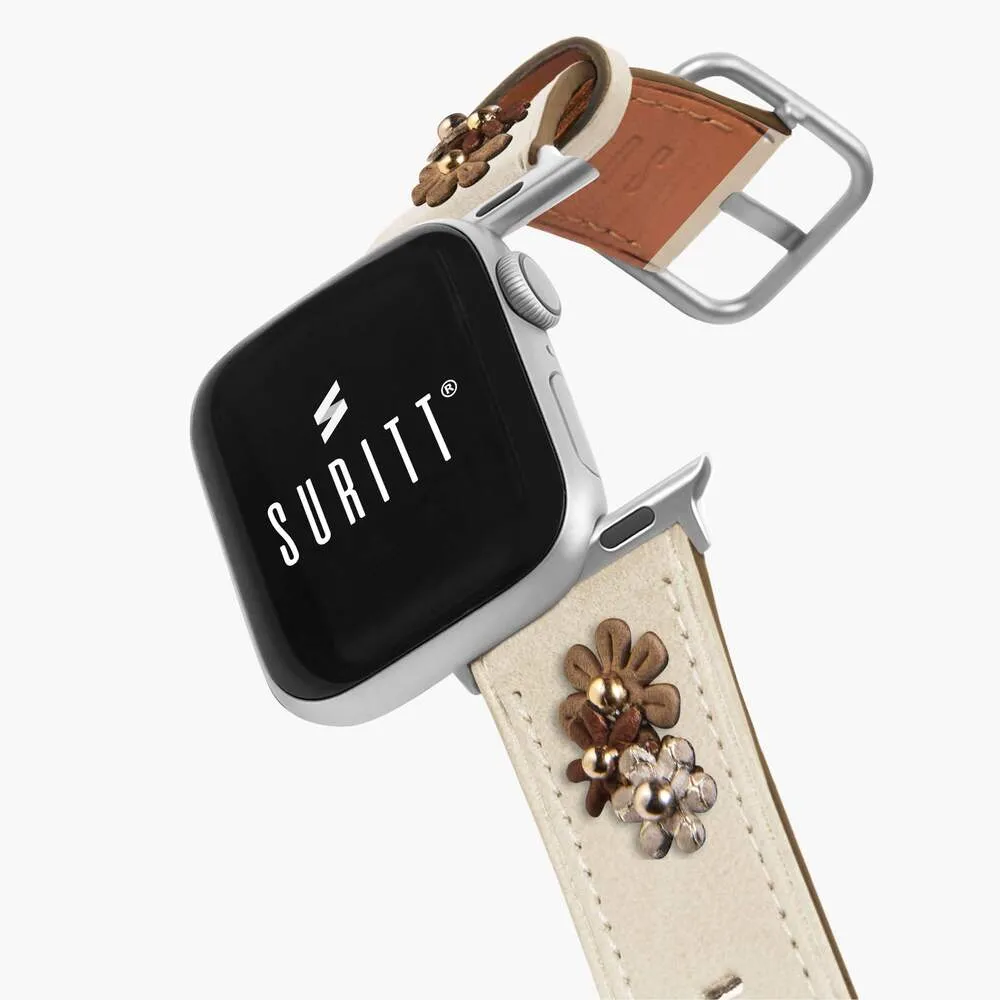 Apple Watch Band Daisy Cream