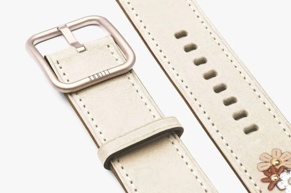 Apple Watch Band Daisy Cream