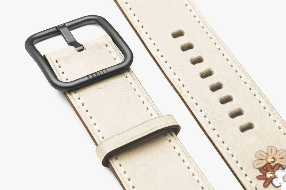 Apple Watch Band Daisy Cream