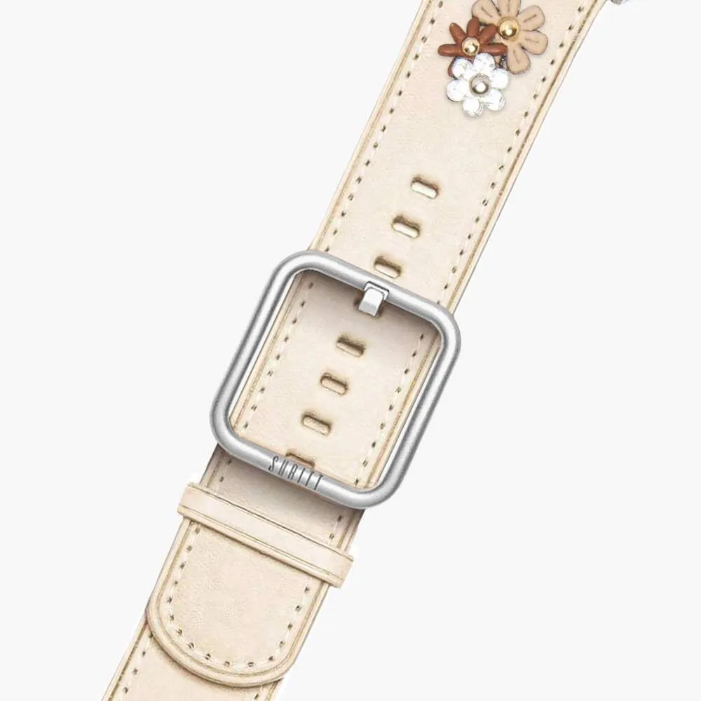 Apple Watch Band Daisy Cream