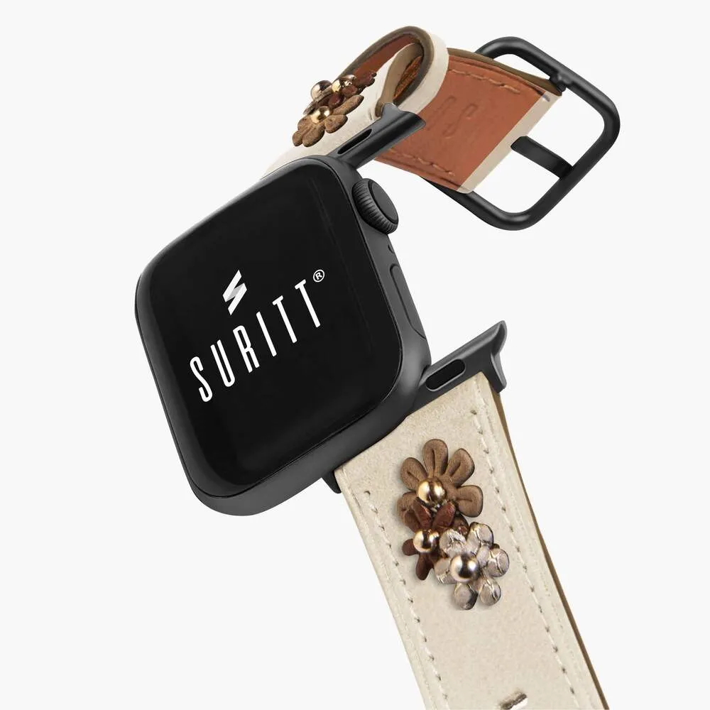 Apple Watch Band Daisy Cream