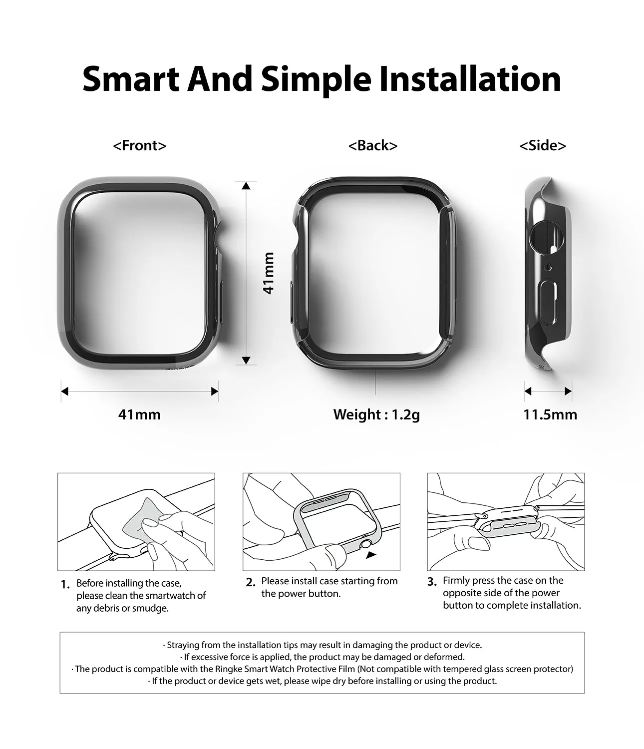 Apple Watch Series (41mm) Case | Slim