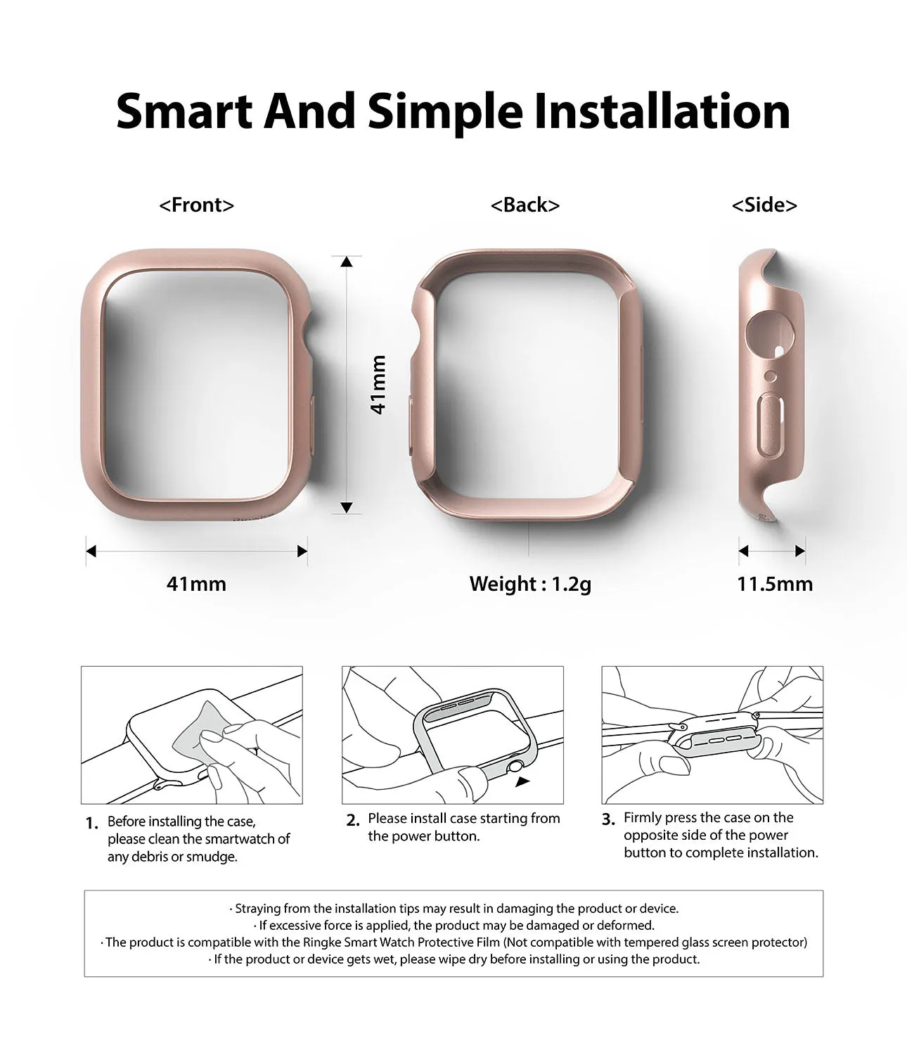 Apple Watch Series (41mm) Case | Slim