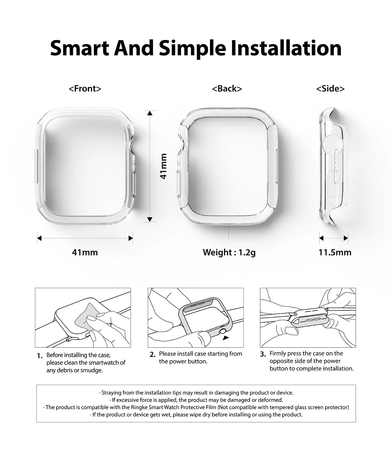 Apple Watch Series (41mm) Case | Slim