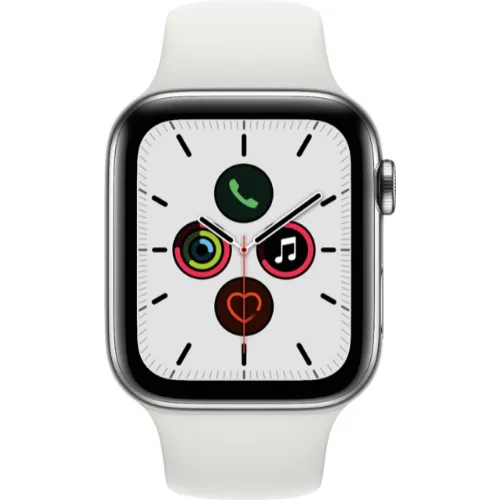 Apple Watch Series 5 44MM (GPS   Cellular) - Silver Stainless Steel