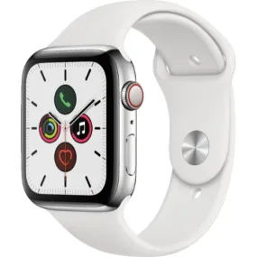 Apple Watch Series 5 44MM (GPS   Cellular) - Silver Stainless Steel