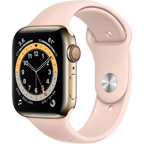 Apple Watch Series 6 40MM (GPS   Cellular) - Gold Stainless Steel