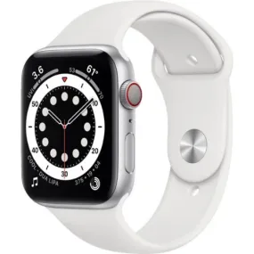 Apple Watch Series 6 44MM (GPS   Cellular) - Silver Stainless Steel