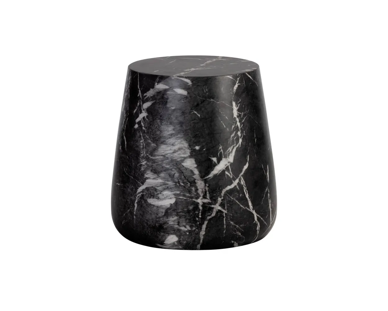 Aries End Table - Marble Look