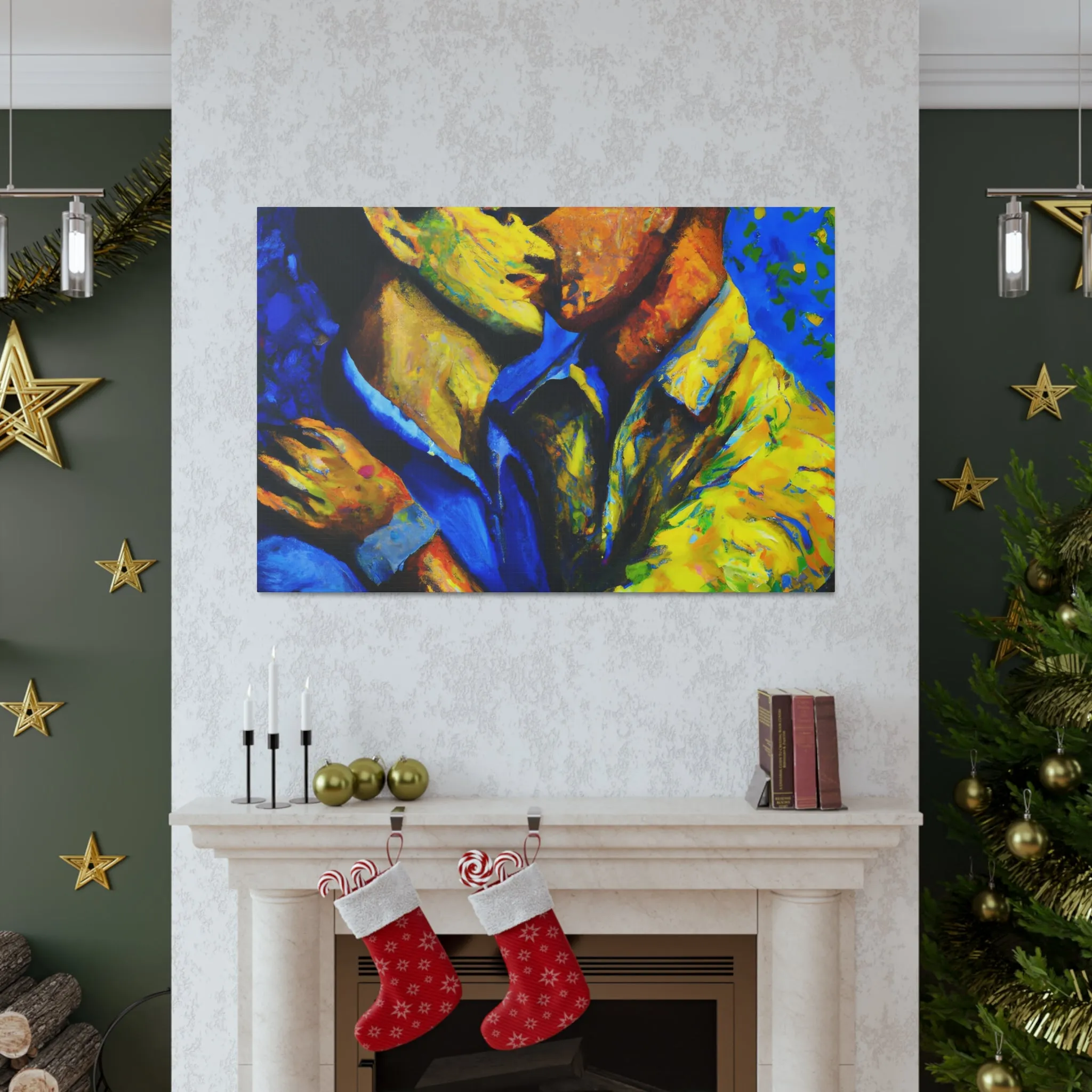 Artella - Gay Couple Wall Art