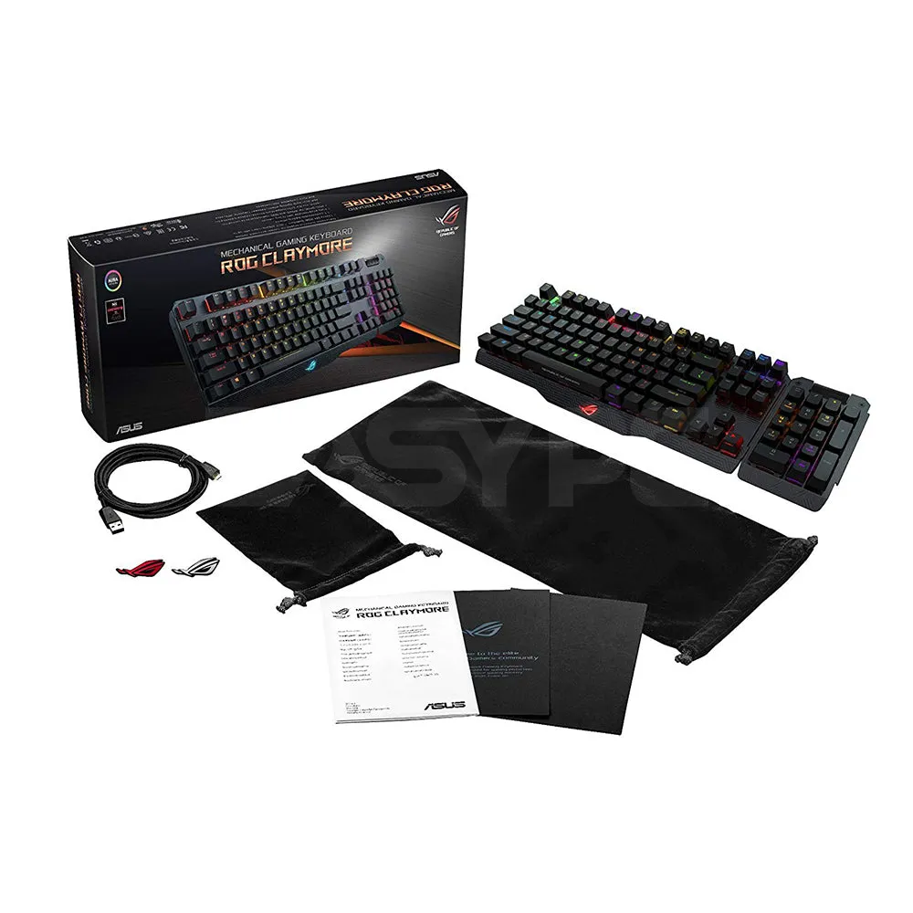 Asus ROG Claymore RGB MX Red Switch Mechanical Gaming Keyboard