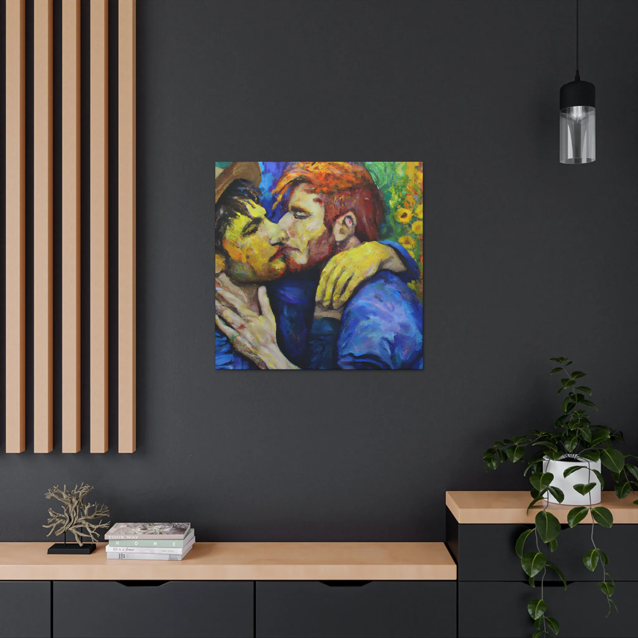 Athanata - Gay Couple Wall Art