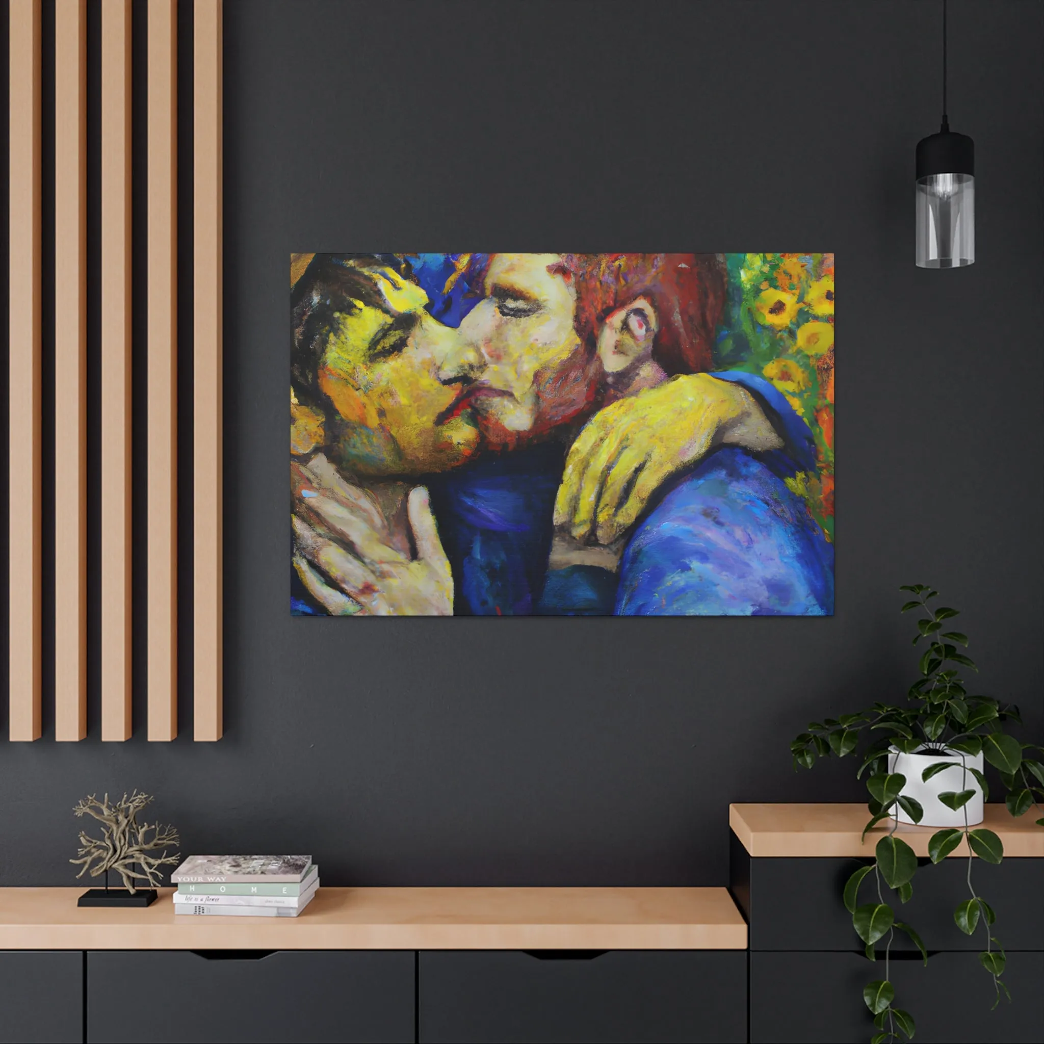 Athanata - Gay Couple Wall Art