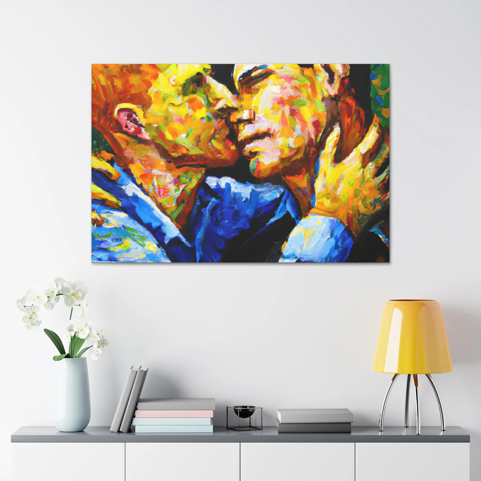 AuroraFlux - Gay Couple Wall Art