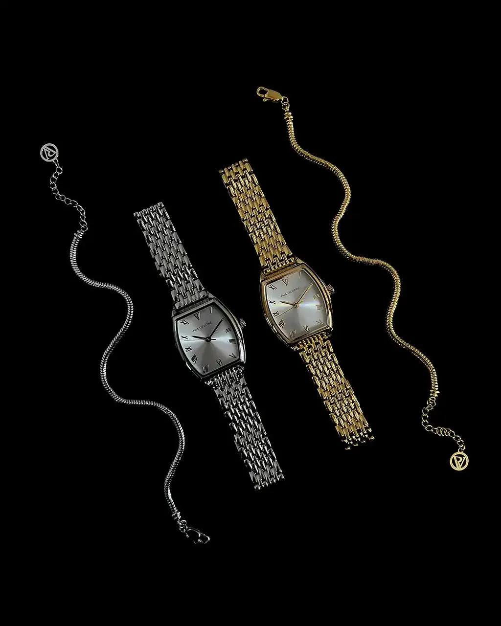 Avenue Watch & Bracelet Set Silver