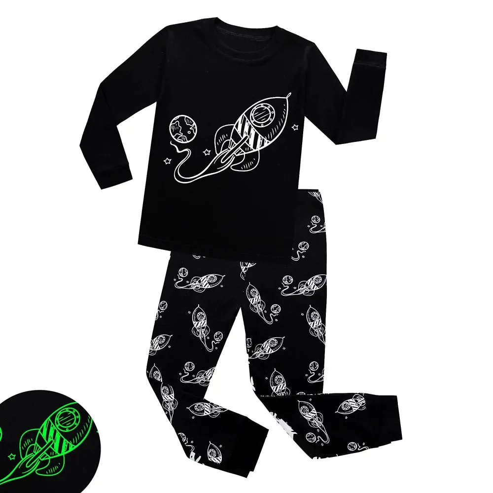 Baby Boy Luminous Dinosaur 3D Pajama Set