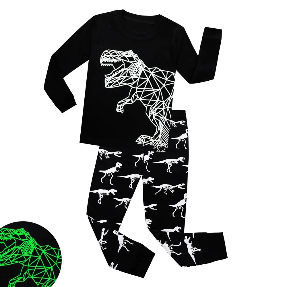 Baby Boy Luminous Dinosaur 3D Pajama Set