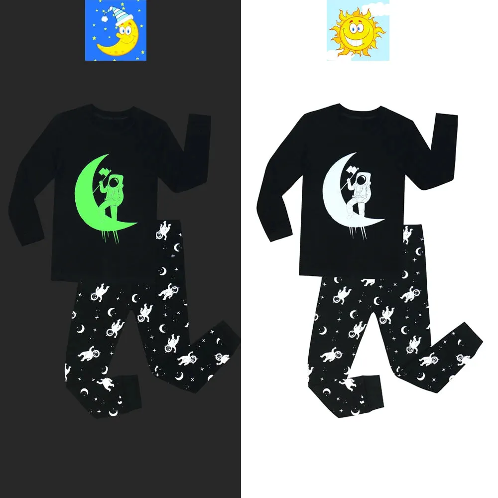 Baby Boy Luminous Dinosaur 3D Pajama Set