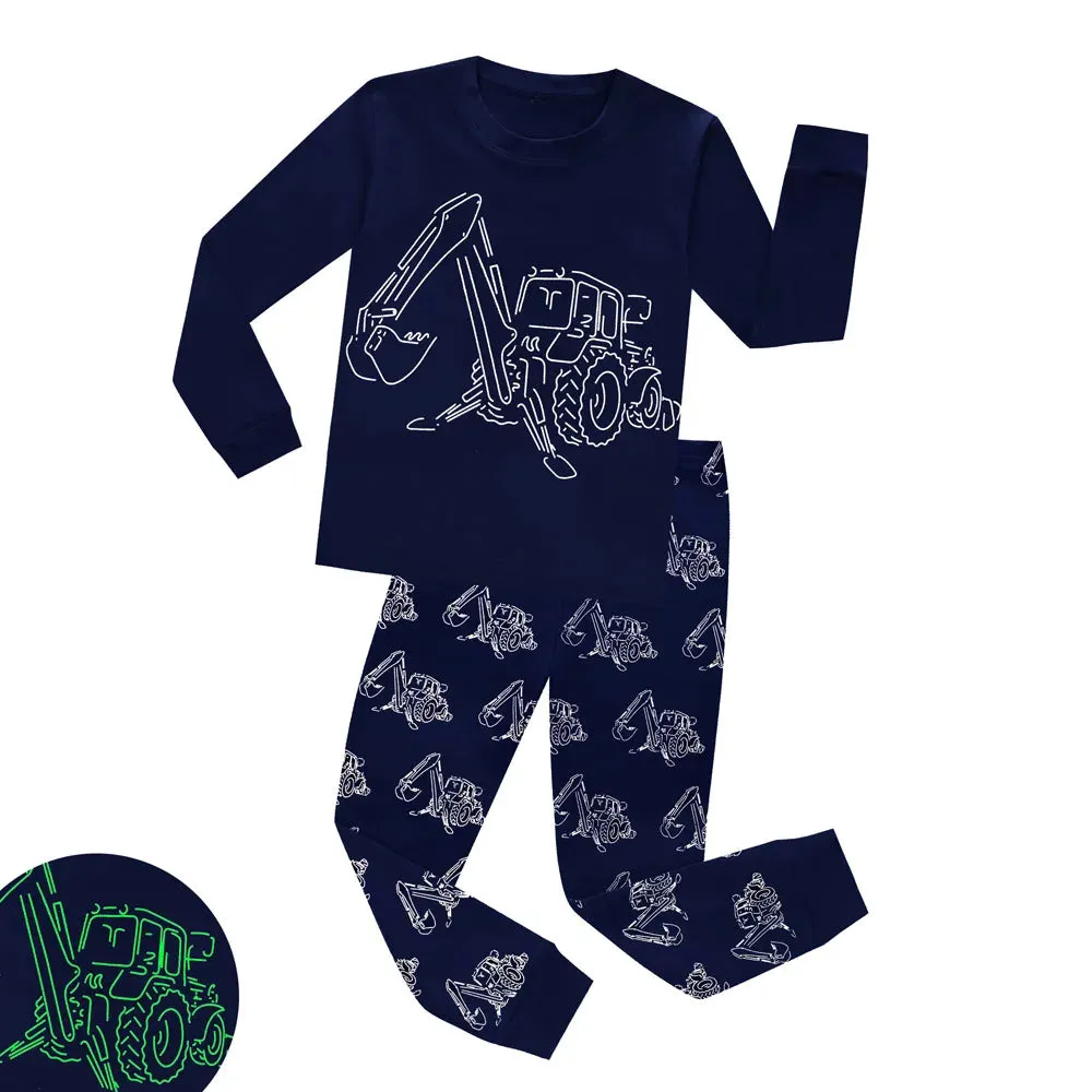 Baby Boy Luminous Dinosaur 3D Pajama Set