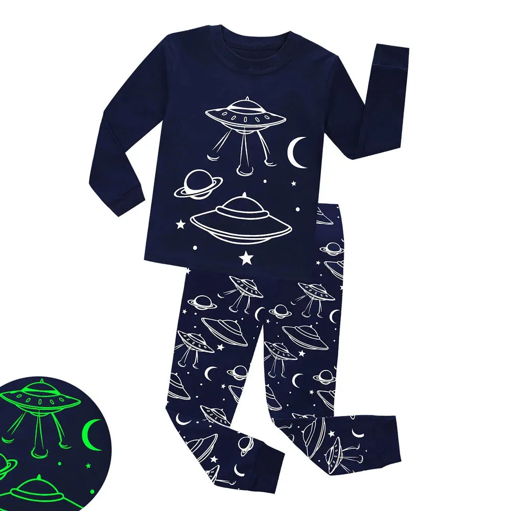 Baby Boy Luminous Dinosaur 3D Pajama Set