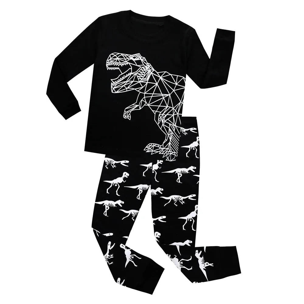 Baby Boy Luminous Dinosaur 3D Pajama Set