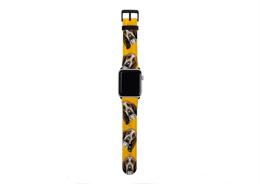 Basset Hound Honey Apple Watch Strap