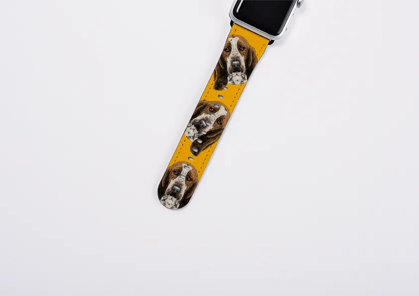 Basset Hound Honey Apple Watch Strap