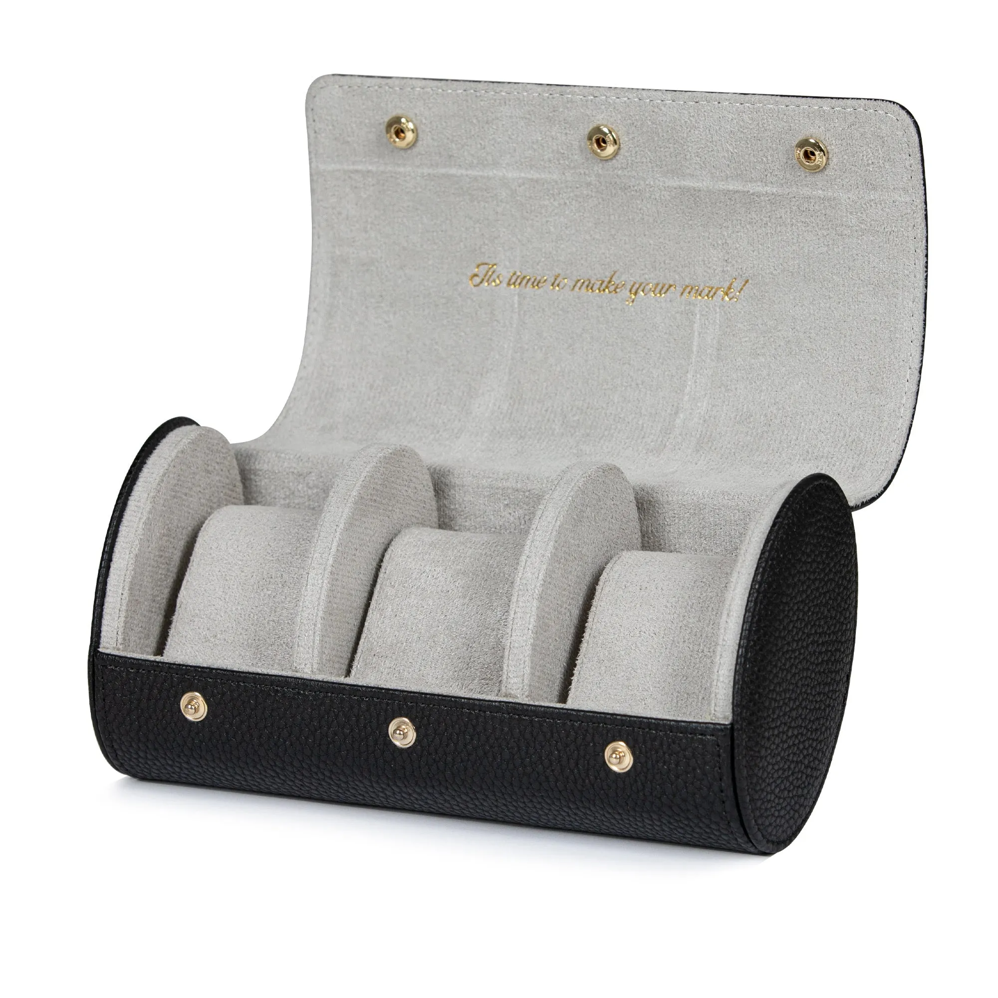 Black - 3 Watch Holder Case