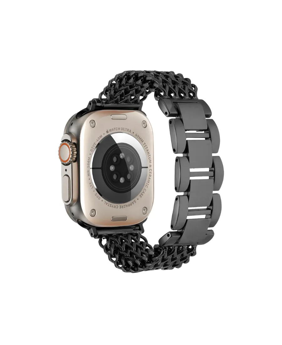 Black Chainlink Watch Band