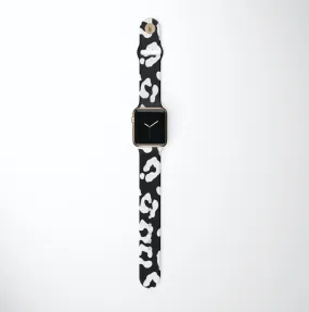 Black Leopard Apple Watch Strap