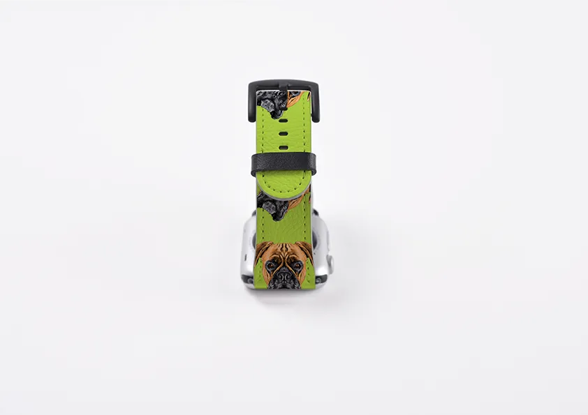 Boxer Mell Green Apple Watch Strap