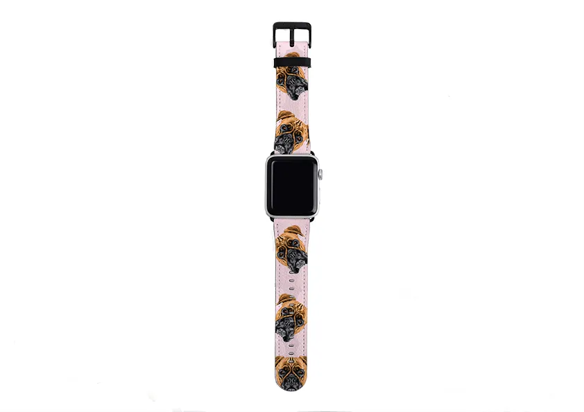 Boxer New Pink Apple Watch Strap