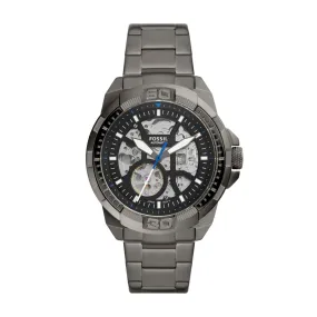 Bronson Automatic Smoke Stainless Steel Watch