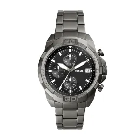 Bronson Chronograph Smoke Stainless Steel Watch