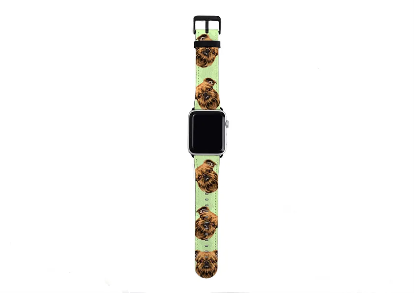 Brussels Griffon Mint Apple Watch Strap