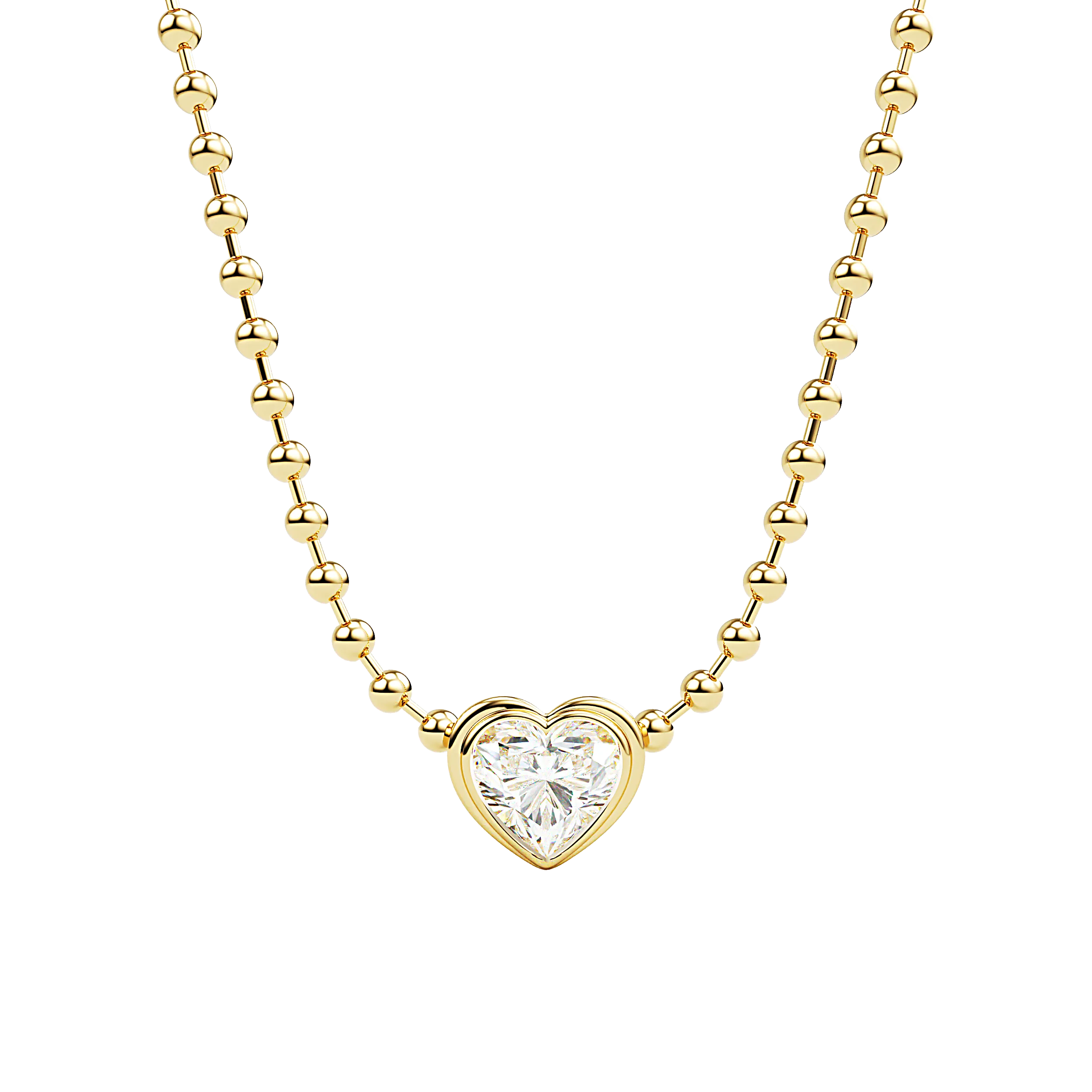 Bubble Heart Necklace