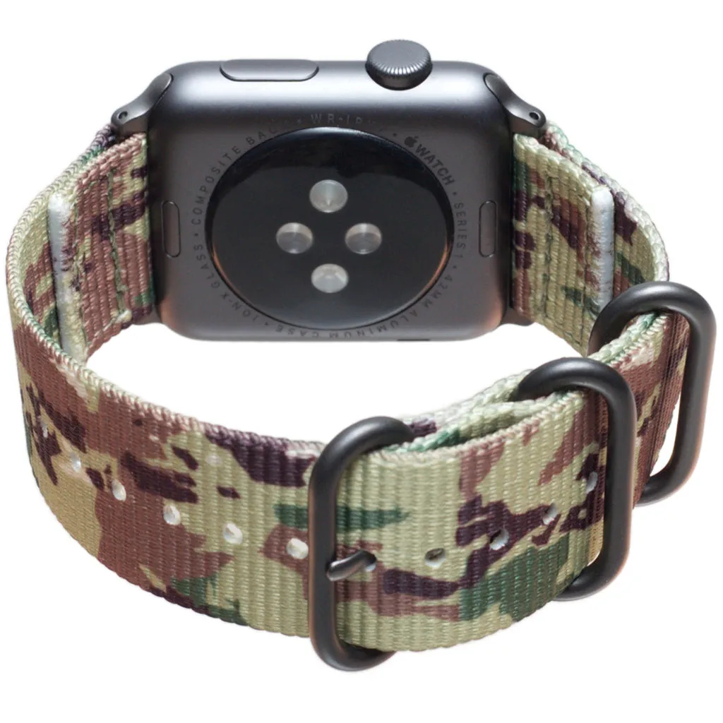 Carterjett Nylon Apple Watch Band in Camo