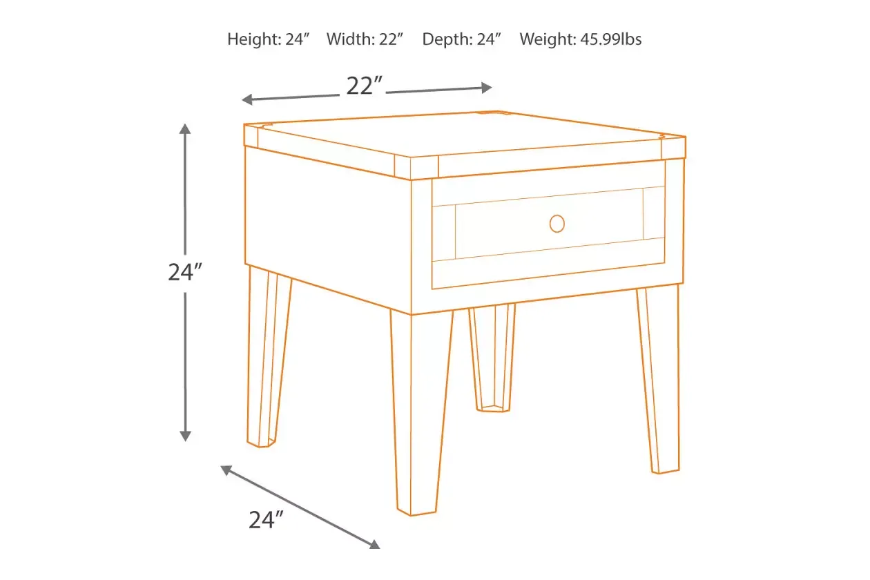 Chazney  End Table